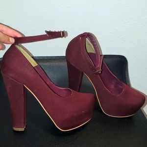 Maroon Heels